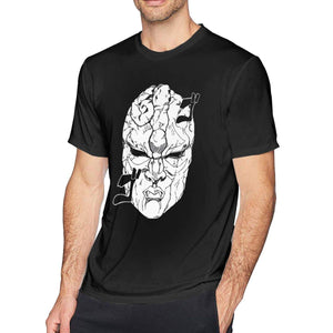 Anime JoJo's Adventure Kira Yoshikage Kill Queen Men's Short Sleeved Top Stone Mask T shirt