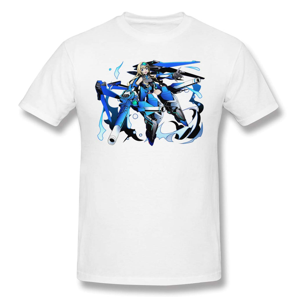 Men's Anime Infinite Stratos Lingyin Huang Short Sleeve Top Cecilia Alcott T shirt
